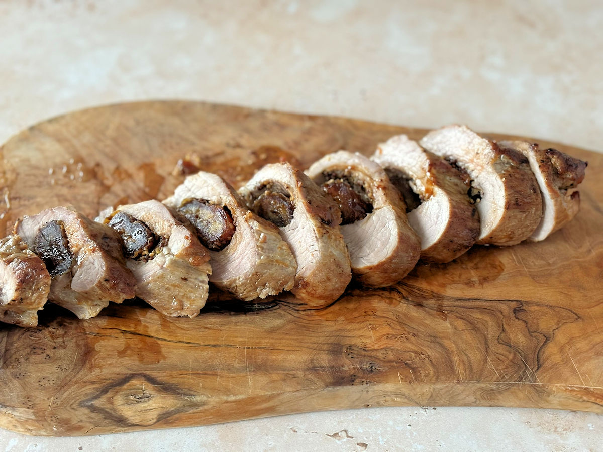 Pork Fillet With Dates And Hot Honey Glaze Recipe Cuisine Fiend